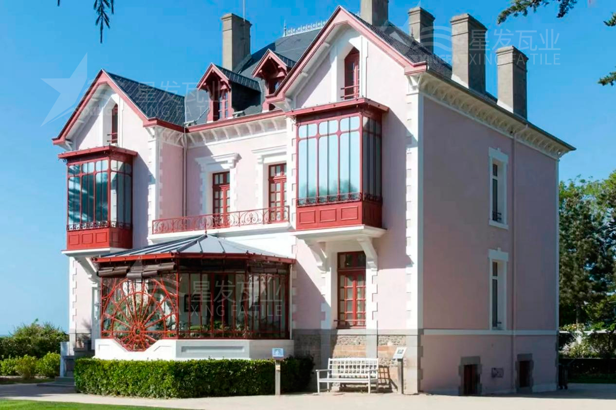 別墅搭建合成樹(shù)脂瓦的外觀效果圖大賞，極具美觀裝飾性！